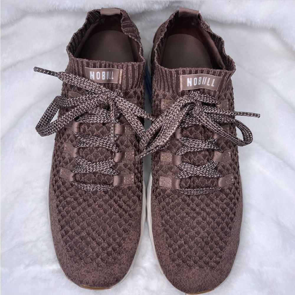 NOBULL Men’s Espresso Knit Runner Sneakers Size 12.5 - Picture 4 of 13